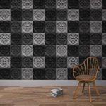 دیوارپوش آکوستیک مدل اوریگامی-کد28